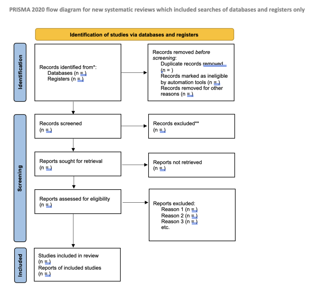 PRISMA Literature Review